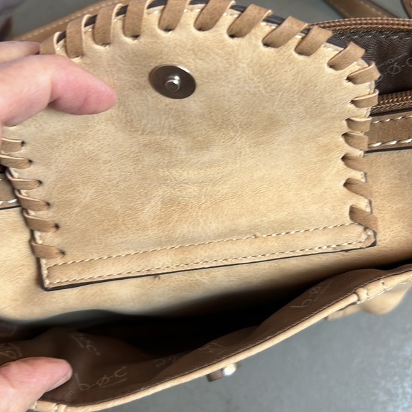 BOC by Born Concepts Whipstitch Bag in Vegan Leather - Picture 6 of 7